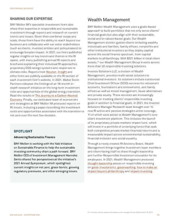 BNY Mellon ESG Report - Page 59