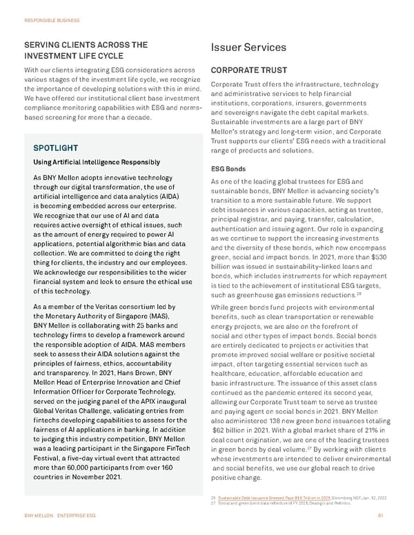 BNY Mellon ESG Report - Page 61