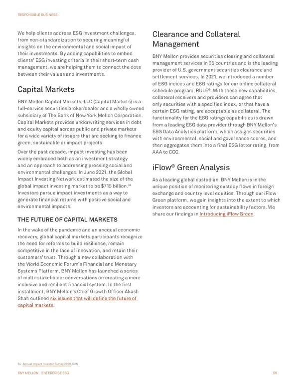 BNY Mellon ESG Report - Page 66