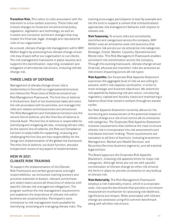 BNY Mellon ESG Report - Page 73