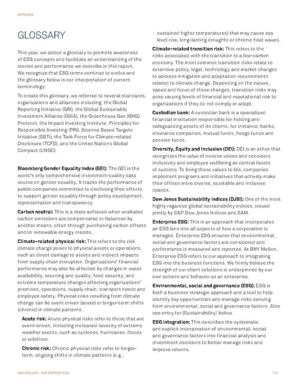 BNY Mellon ESG Report - Page 112