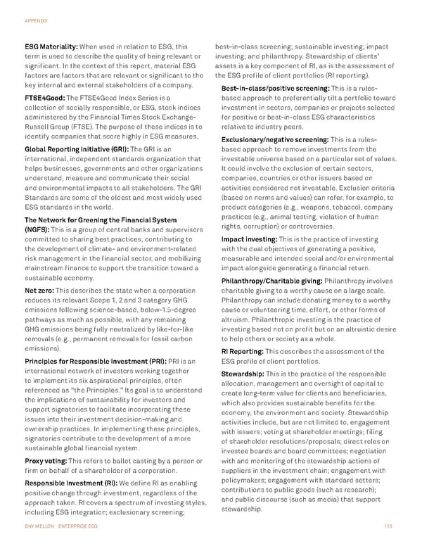BNY Mellon ESG Report - Page 113