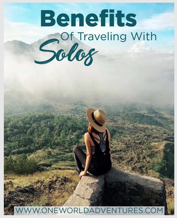 Benefits of travelling with solos - Page 1
