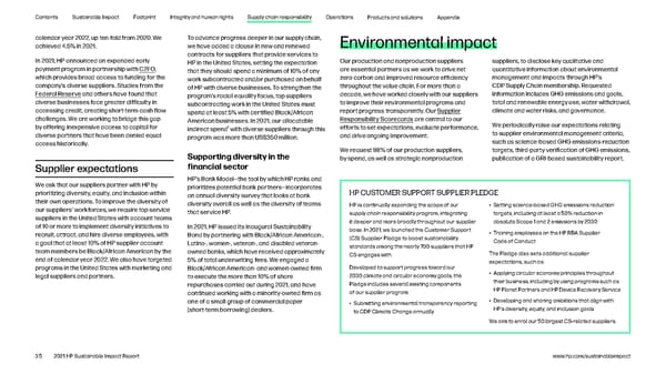 HP Sustainable Impact Report - Page 35