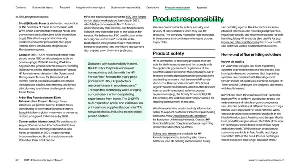 HP Sustainable Impact Report - Page 82