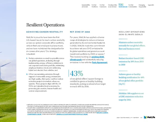 MetLife Sustainability Report - Page 59