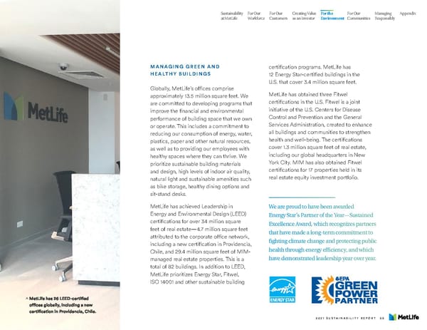 MetLife Sustainability Report - Page 60