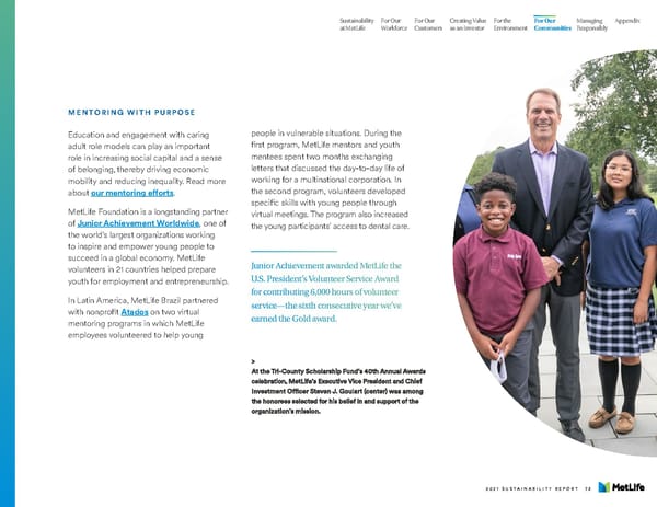 MetLife Sustainability Report - Page 75