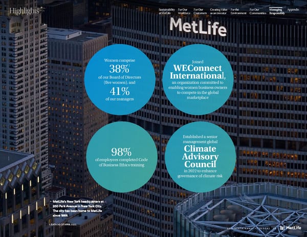 MetLife Sustainability Report - Page 81