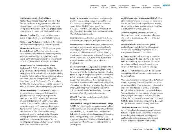 MetLife Sustainability Report - Page 92