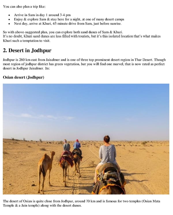 Best Deserts in Rajasthan - Page 5