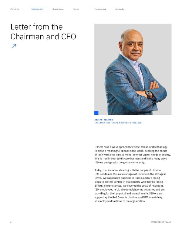 ESG Report | IBM - Page 4