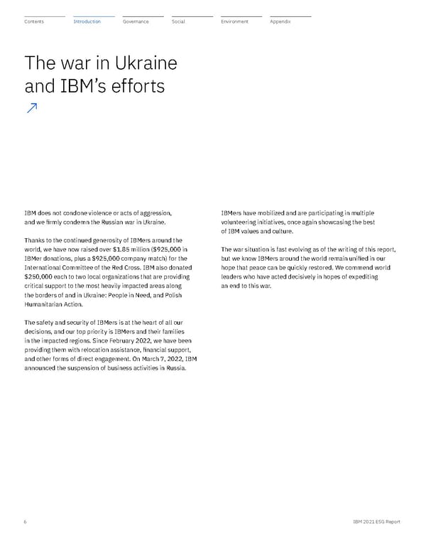 ESG Report | IBM - Page 6