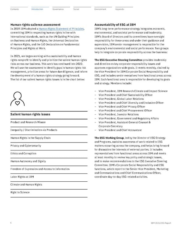 ESG Report | IBM - Page 9