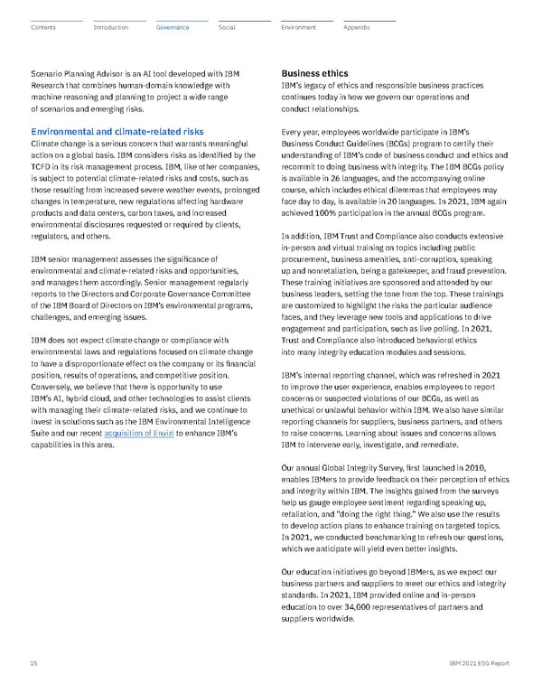 ESG Report | IBM - Page 15