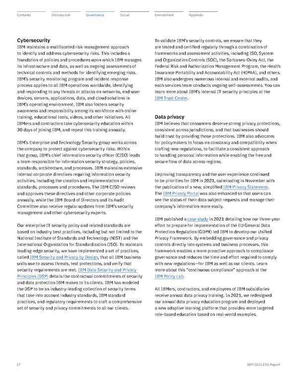 ESG Report | IBM - Page 17