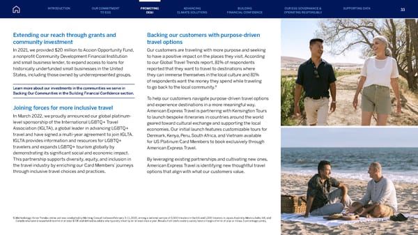 American Express ESG Report - Page 33