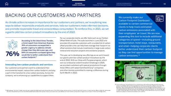 American Express ESG Report - Page 50