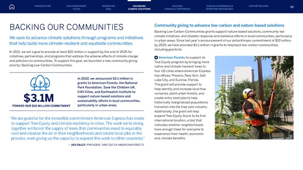 American Express ESG Report - Page 53