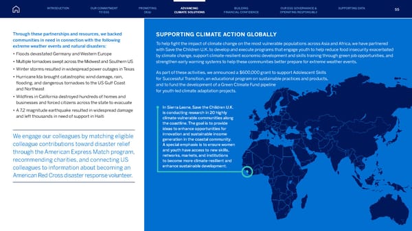 American Express ESG Report - Page 55