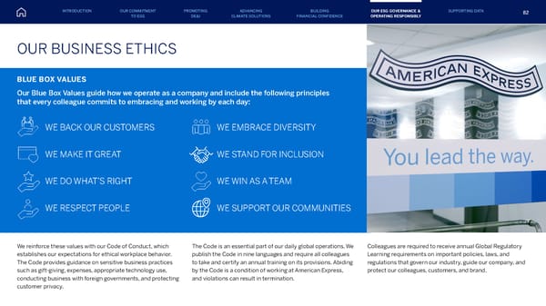 American Express ESG Report - Page 82