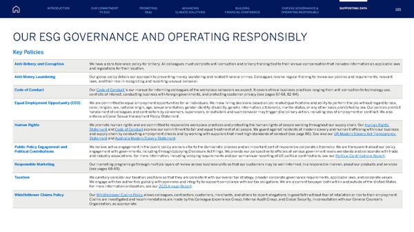 American Express ESG Report - Page 101