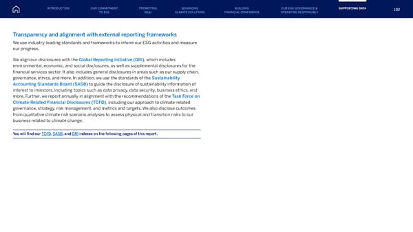 American Express ESG Report - Page 102