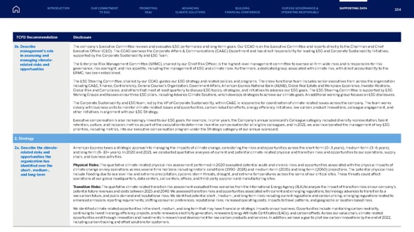 American Express ESG Report - Page 104