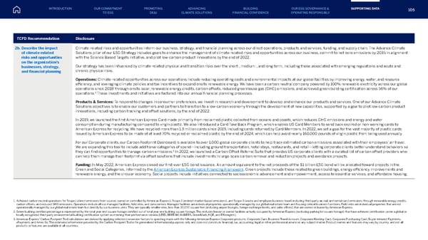 American Express ESG Report - Page 105