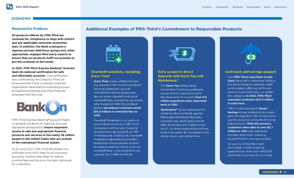 Fifth Third ESG Report - Page 22