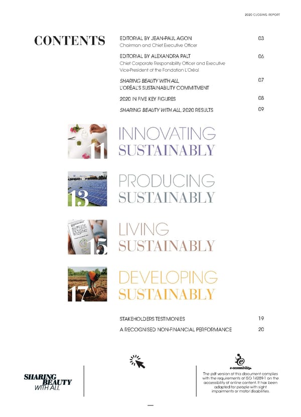 Loreal Sustainability Commitment Flipbook - Page 3