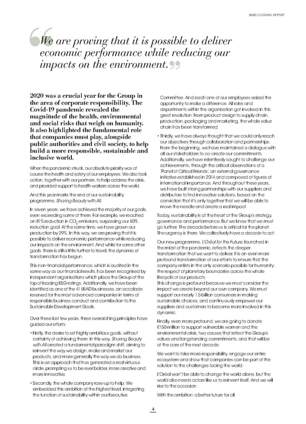 Loreal Sustainability Commitment Flipbook - Page 5