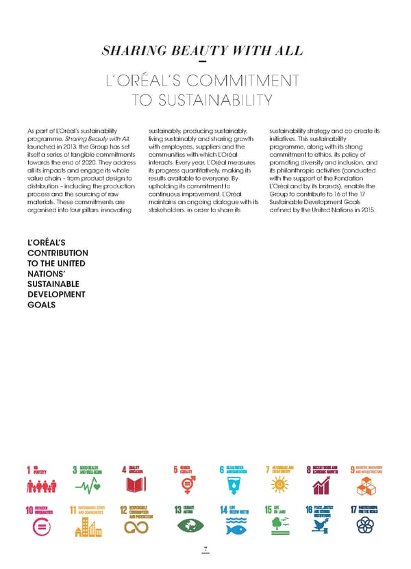 Loreal Sustainability Commitment Flipbook - Page 8