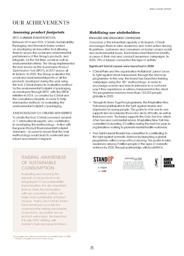 Loreal Sustainability Commitment Flipbook - Page 17