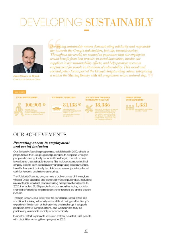 Loreal Sustainability Commitment Flipbook - Page 18