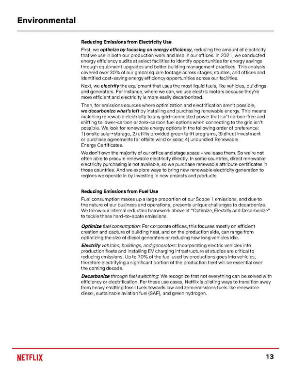 Netflix ESG Report - Page 13