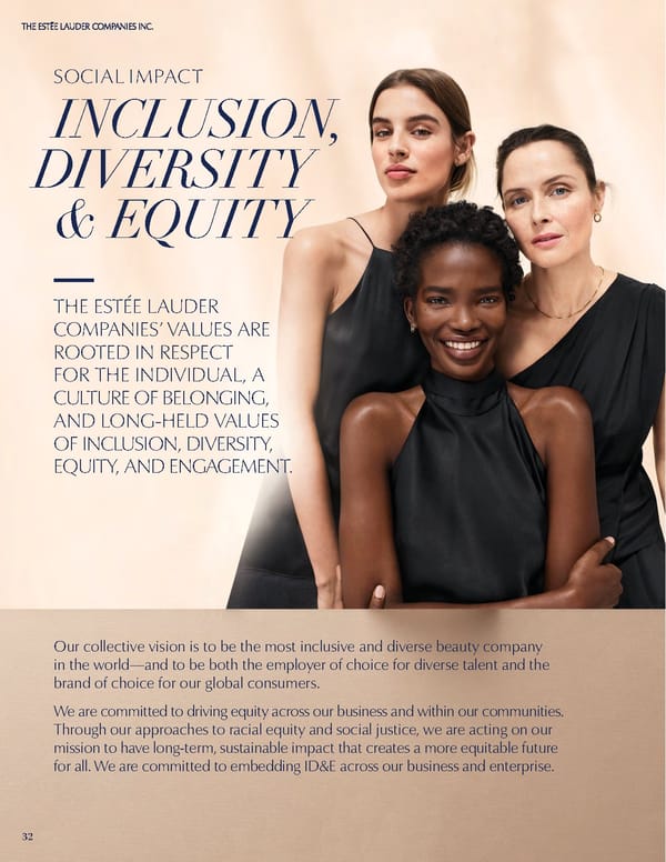 Estee Lauder Companies Sustainability Report - Page 33