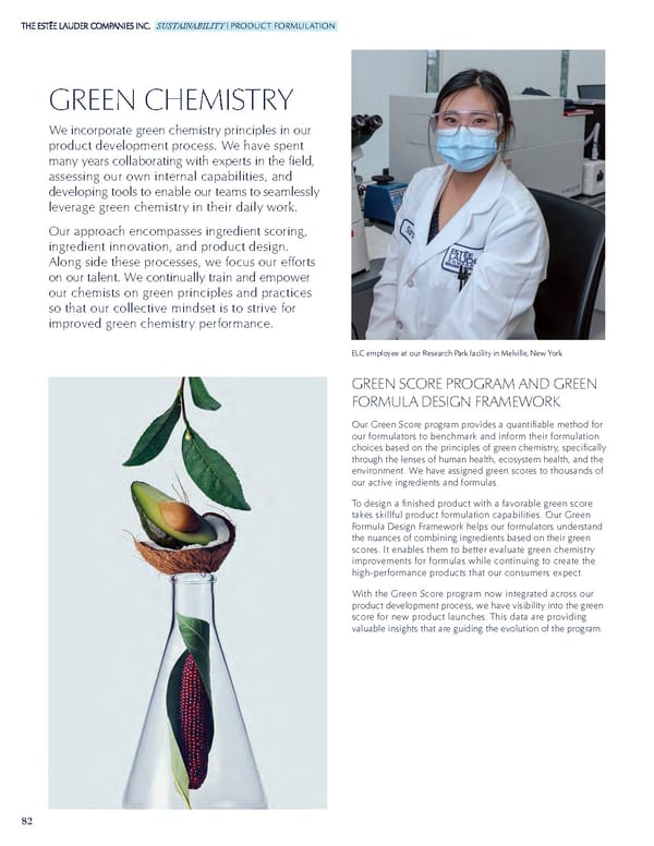 Estee Lauder Companies Sustainability Report - Page 83