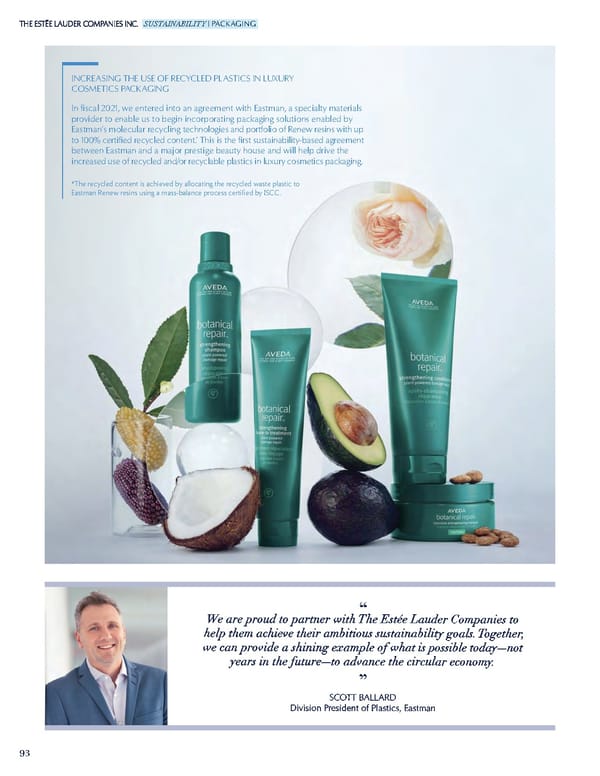 Estee Lauder Companies Sustainability Report - Page 94