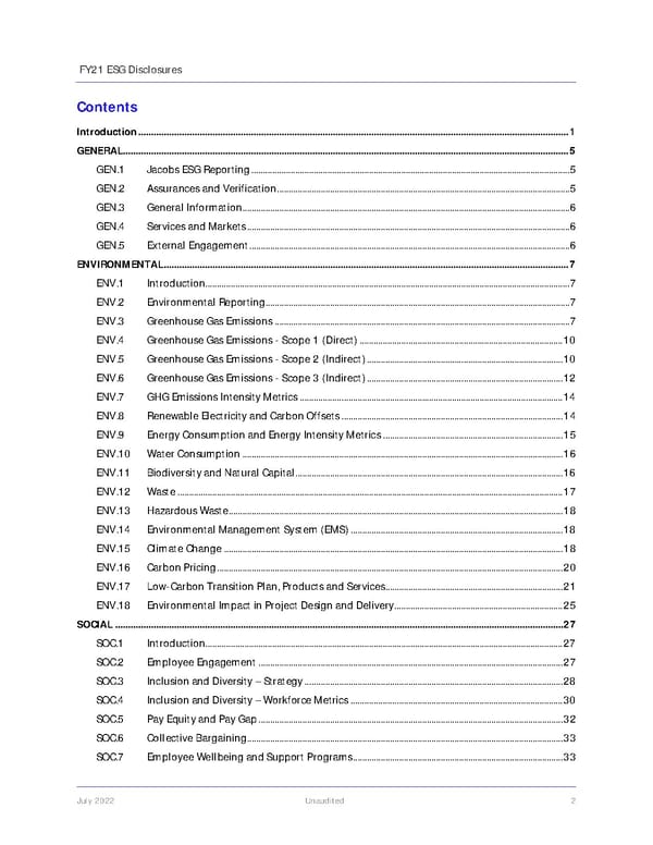 Jacobs Engineering Group ESG Disclosures - Page 3