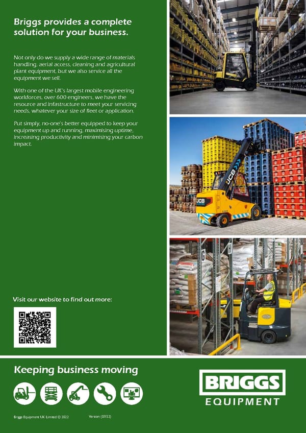 Briggs Equipment Corporate Brochure - Page 20