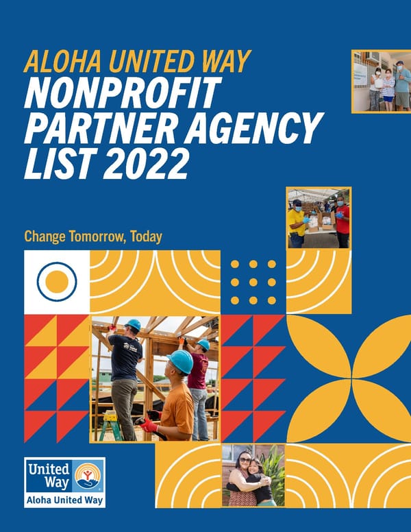 AUW Partner Agency Booklet - Page 1