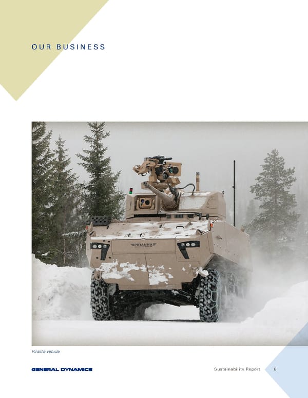 General Dynamics Sustainability Report - Page 6