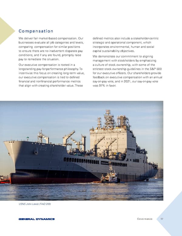 General Dynamics Sustainability Report - Page 17