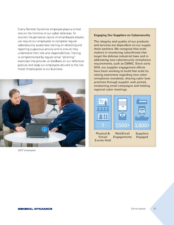 General Dynamics Sustainability Report - Page 20