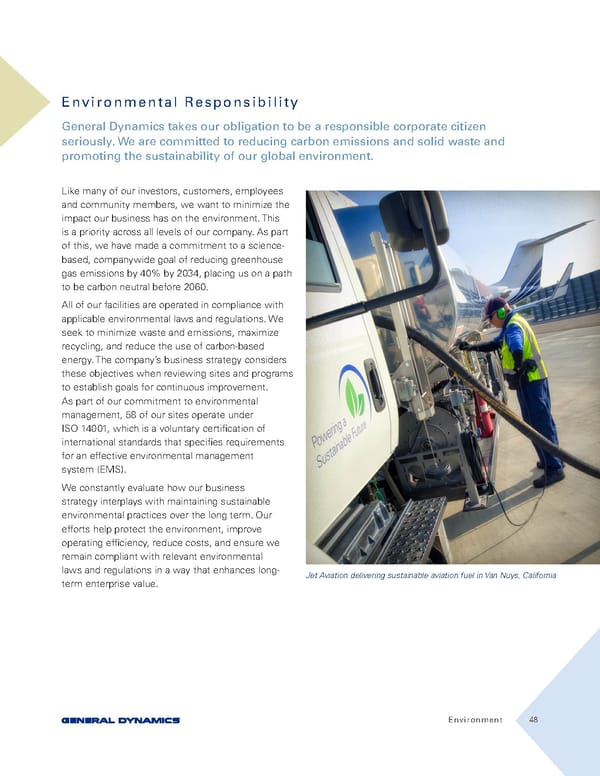 General Dynamics Sustainability Report - Page 48