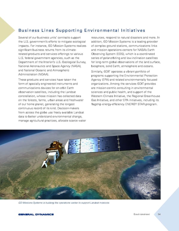 General Dynamics Sustainability Report - Page 54