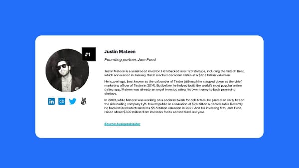 #1 Justin Mateen - Page 1