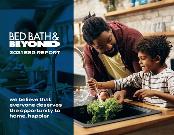 Bed, Bath and Beyond ESG Report - Page 1