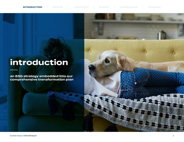 Bed, Bath and Beyond ESG Report - Page 3
